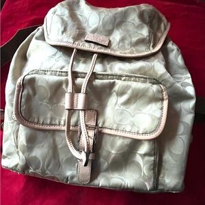 Coach Jacquard Women's Backpack - AS IS